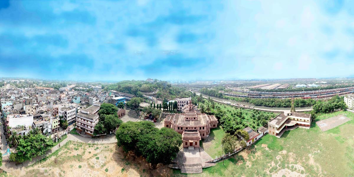 st peters cathedral gnanapuram visakhapatnam arial view